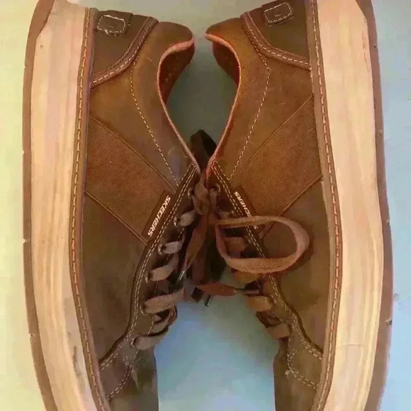 Skechers Moreno Winsor Lace Up Oxford  100% Leather size 8.5 - Picture 6 of 11